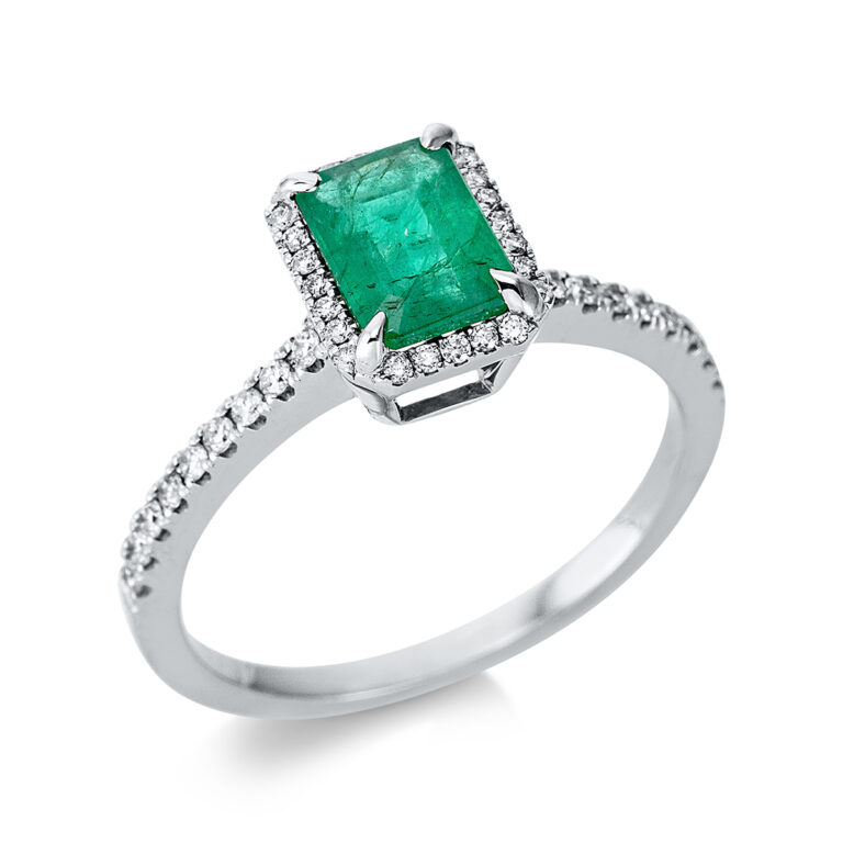 Ring 4er-Krappe 18 kt WG