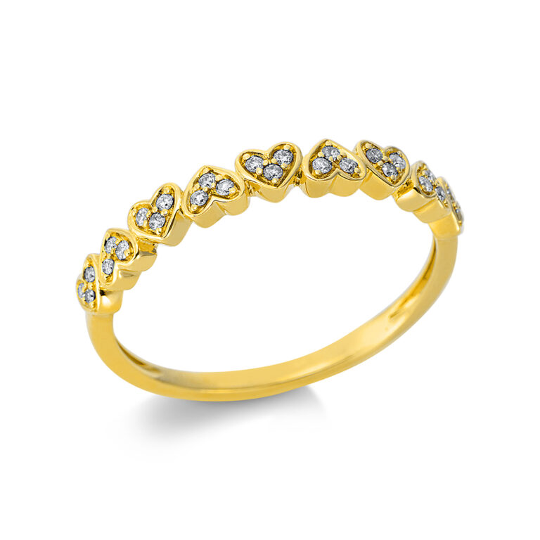 Ring 18 kt GG "Herz"