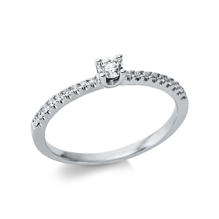 Ring 4er-Krappe 18 kt WG