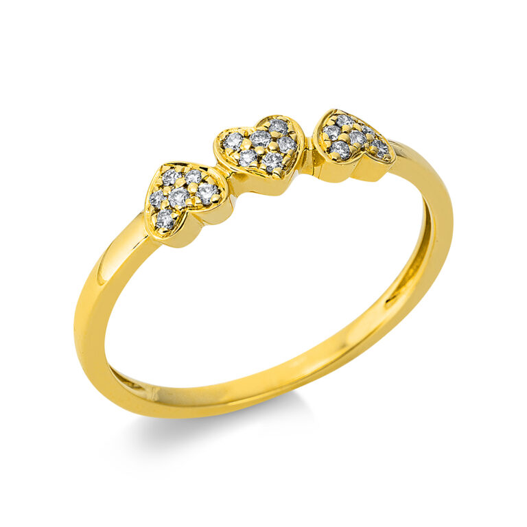 Ring 18 kt GG "Herz"