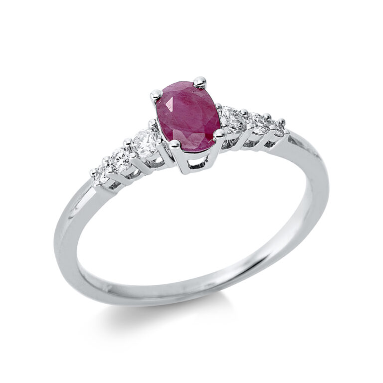Ring 4er-Krappe 18 kt WG