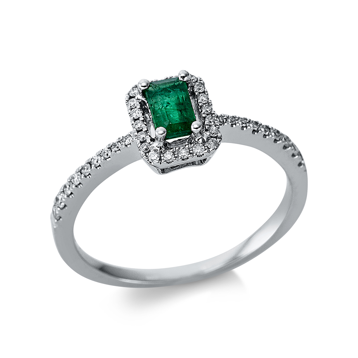 Ring 4er-Krappe 18 kt WG