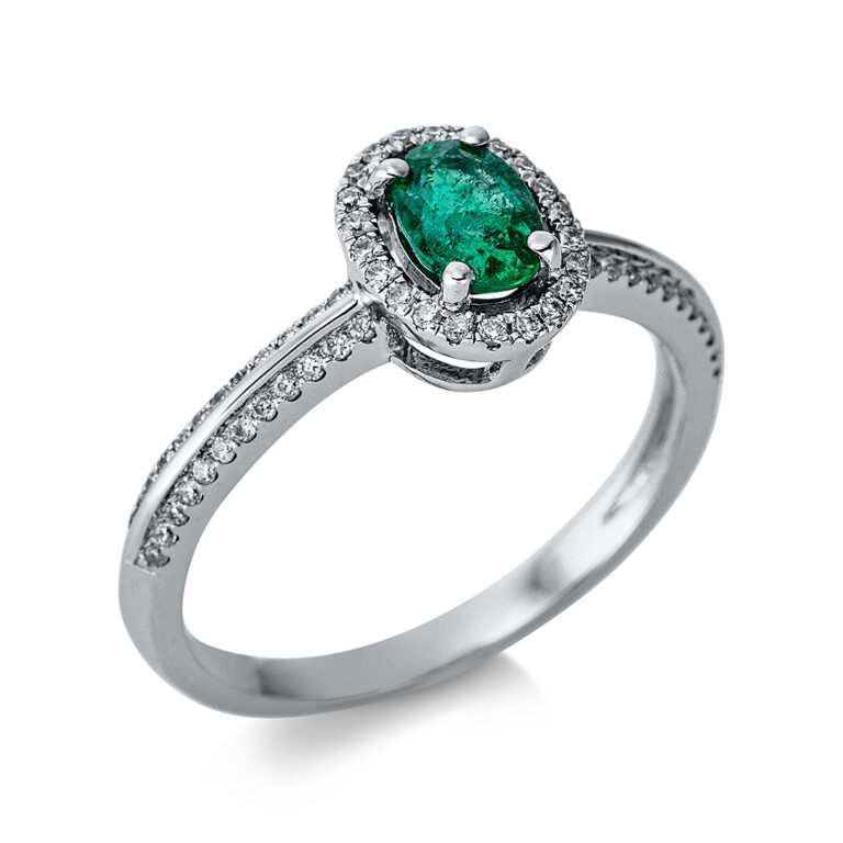 Ring 4er-Krappe 18 kt WG