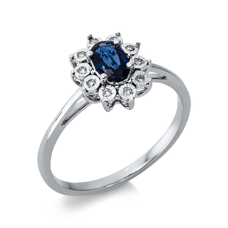 Ring 4er-Krappe 18 kt WG