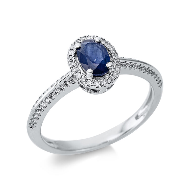 Ring 4er-Krappe 18 kt WG