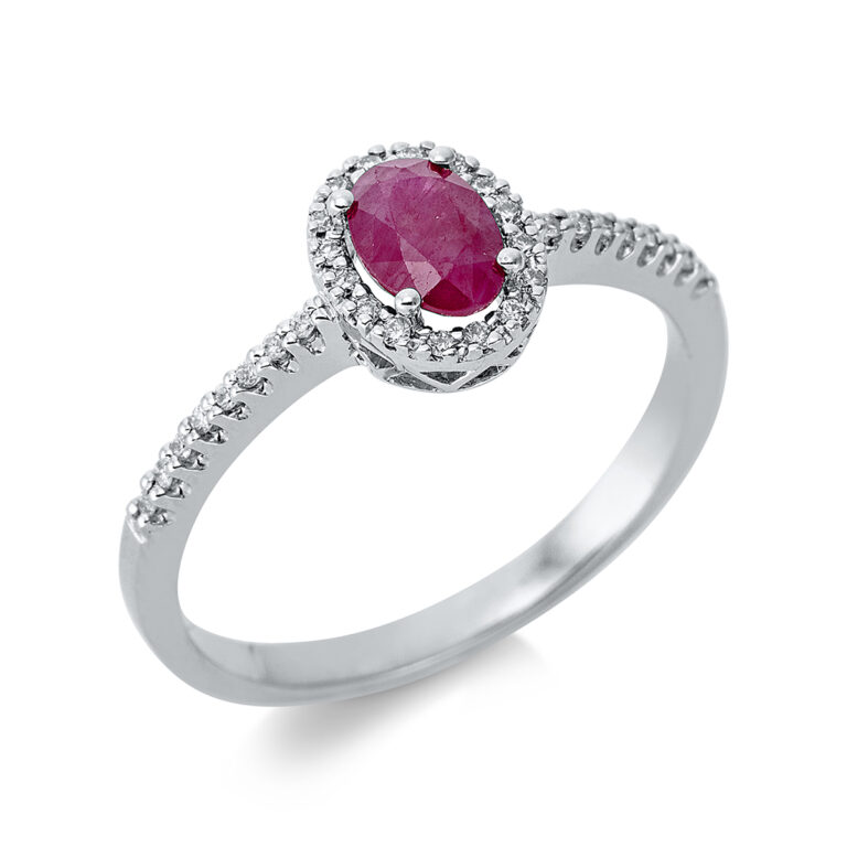 Ring 4er-Krappe 18 kt WG