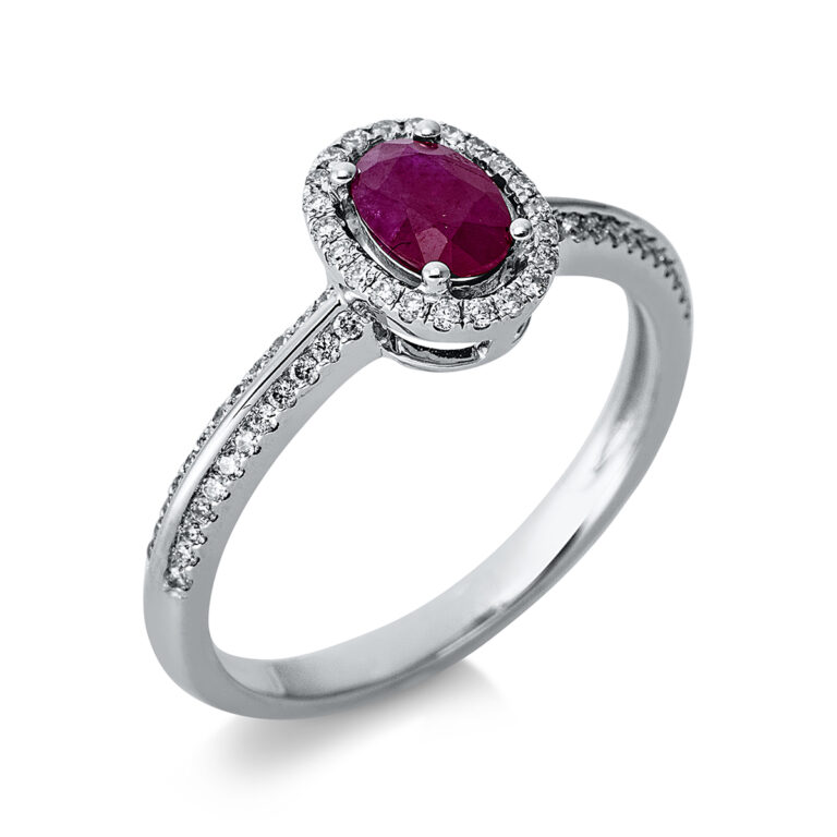 Ring 4er-Krappe 18 kt WG