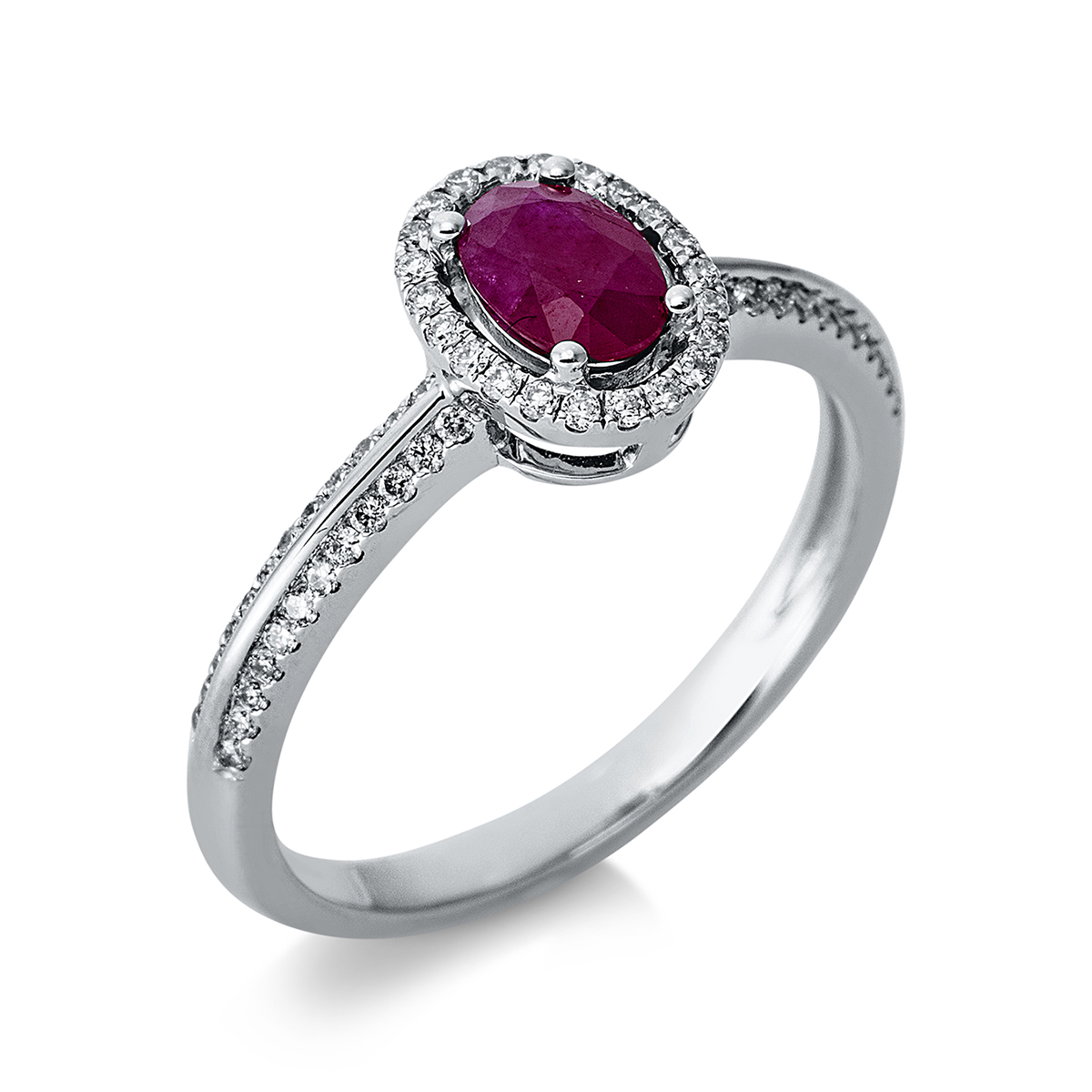 Ring 4er-Krappe 18 kt WG