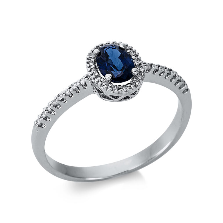 Ring 4er-Krappe 18 kt WG