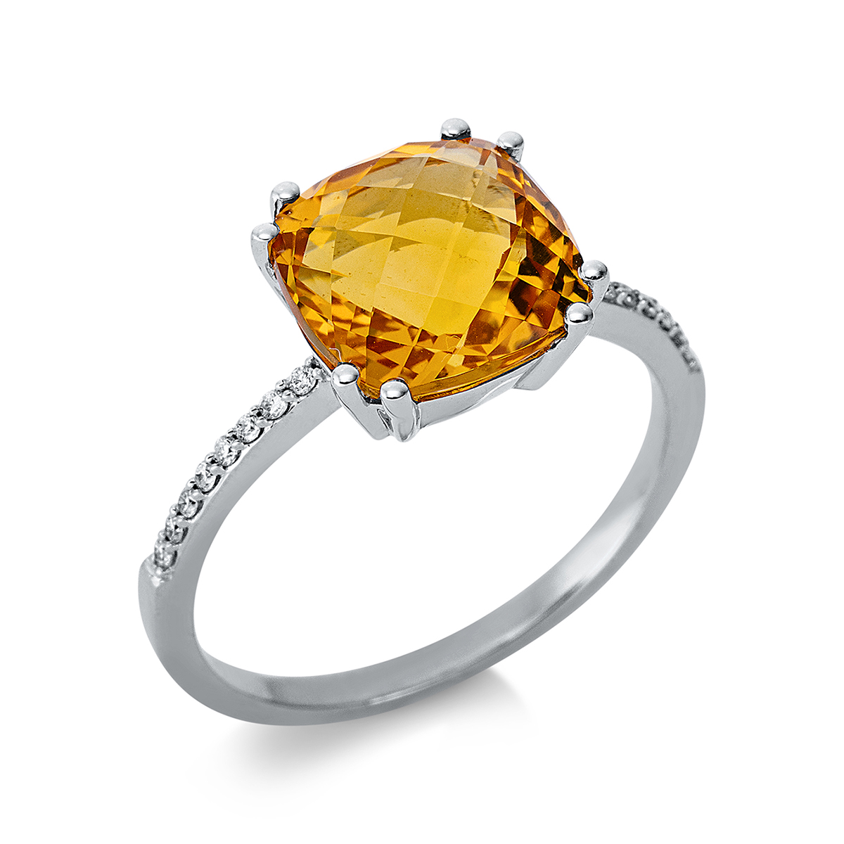 Ring 8er-Krappe 18 kt WG
