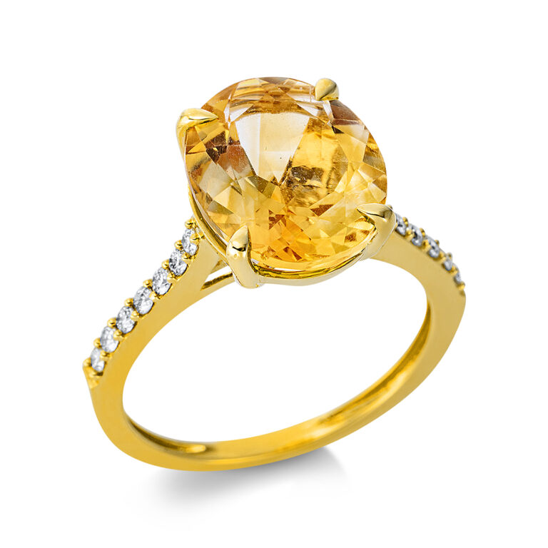 Ring 4er-Krappe 18 kt GG