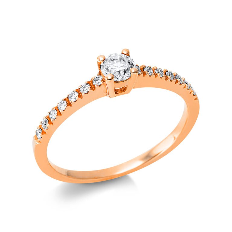 Ring 4er-Krappe 18 kt RG