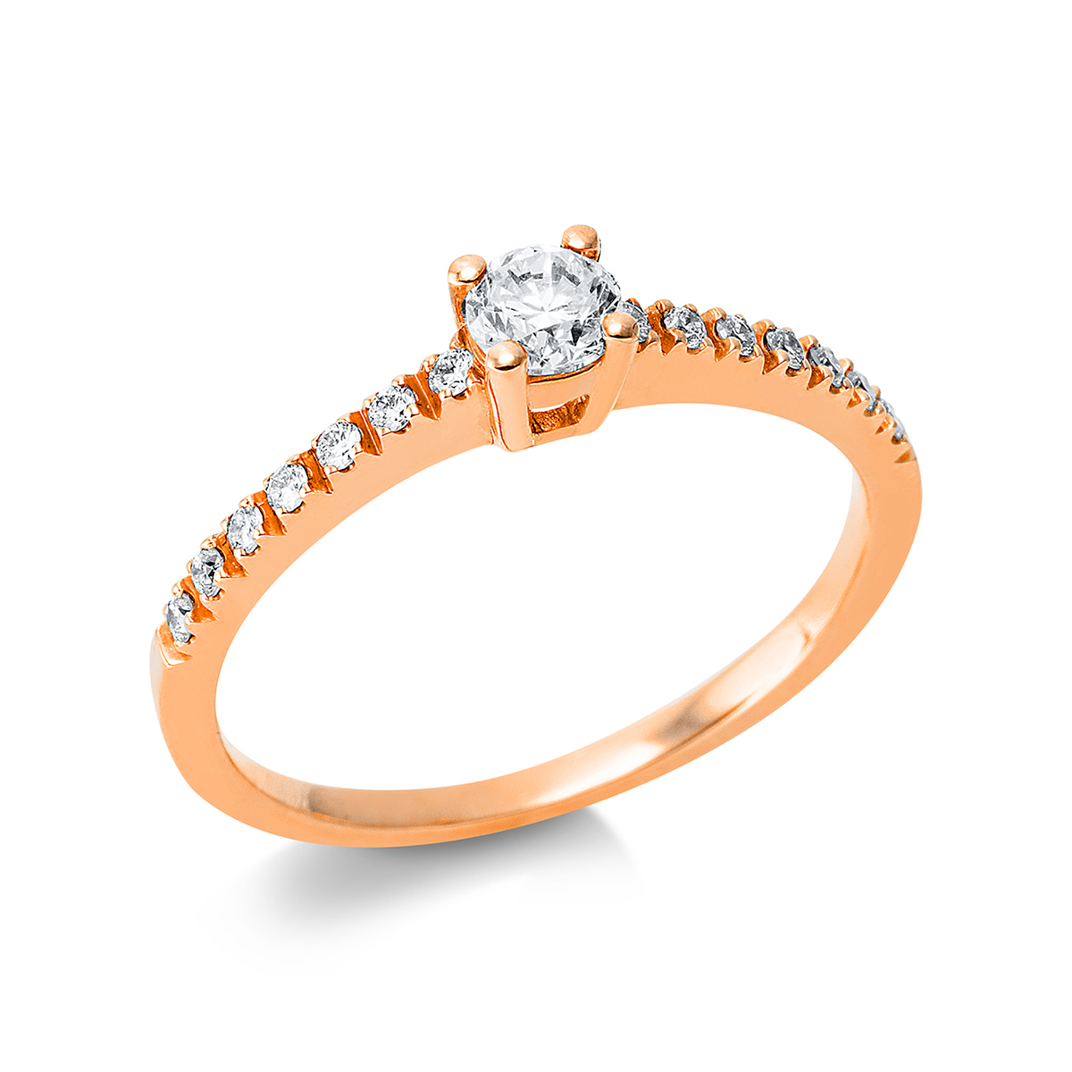Ring 4er-Krappe 18 kt RG