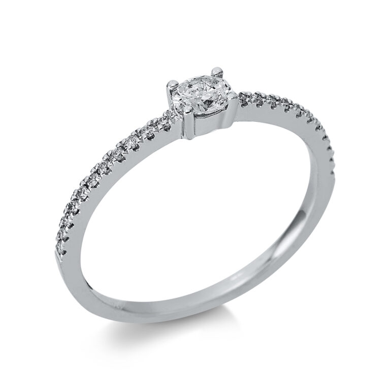 Ring 4er-Krappe 18 kt WG