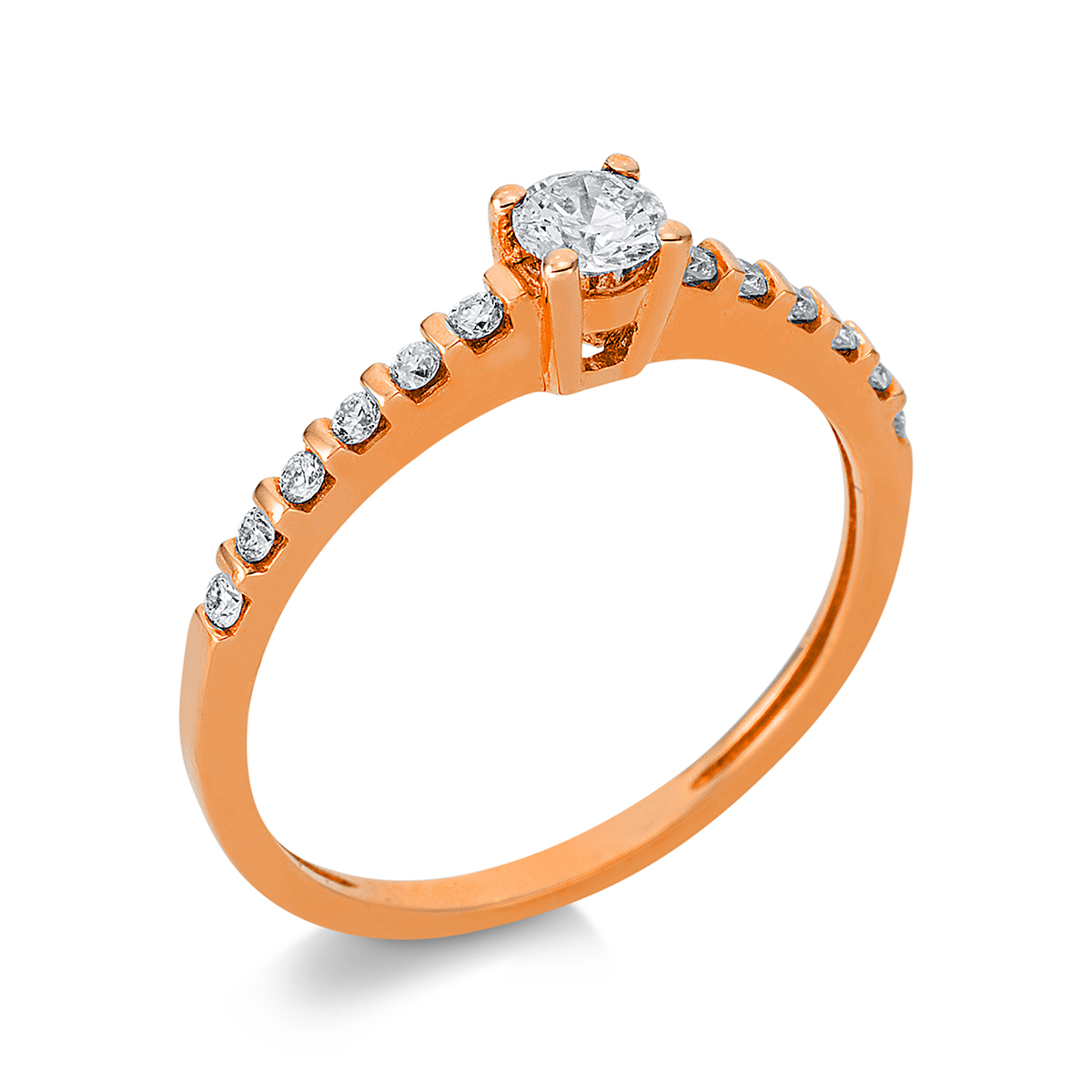 Ring 4er-Krappe 18 kt RG