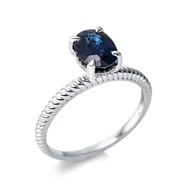 Ring 4er-Krappe 18 kt WG