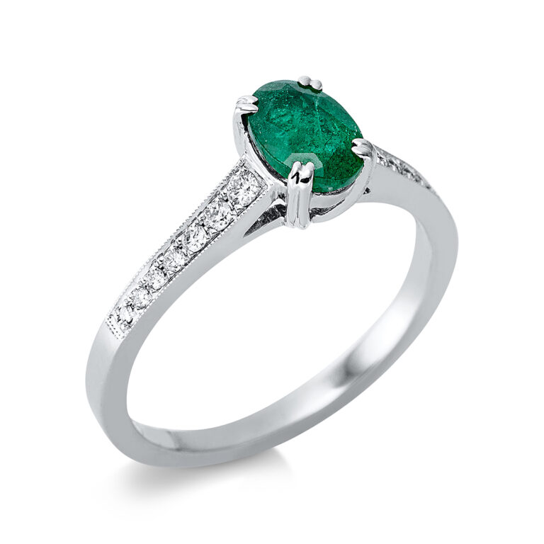 Ring 4er-Krappe 18 kt WG