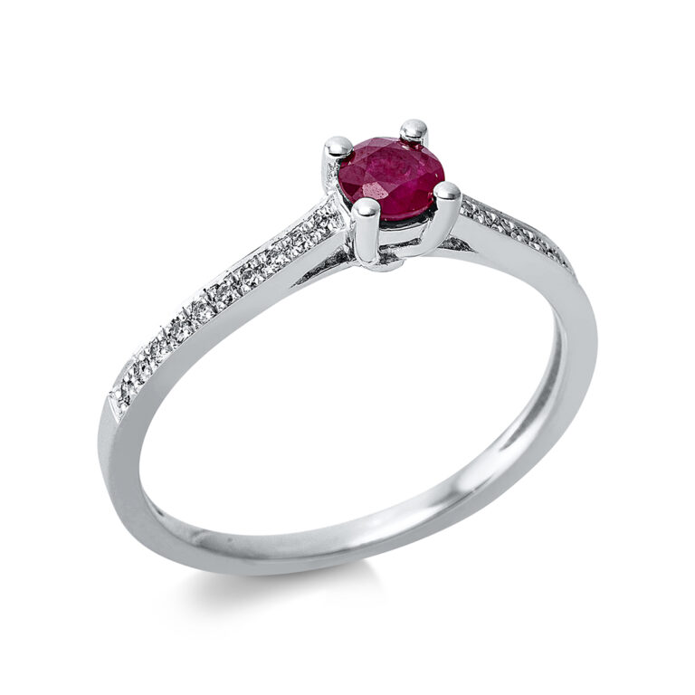 Ring 4er-Krappe 18 kt WG