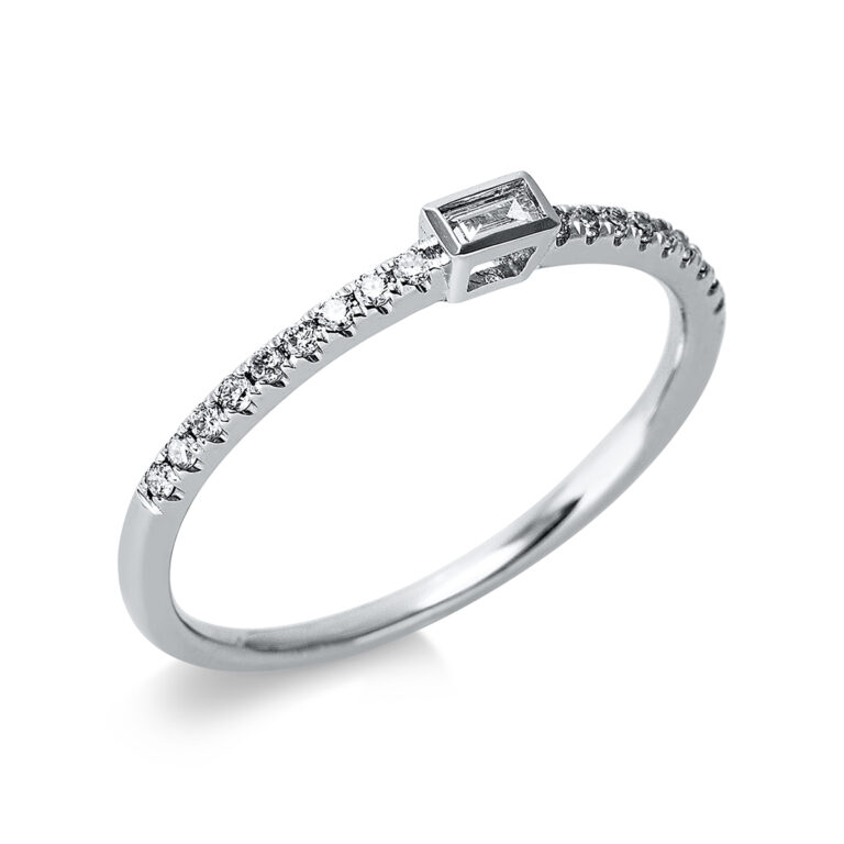 Ring 4er-Krappe 18 kt WG