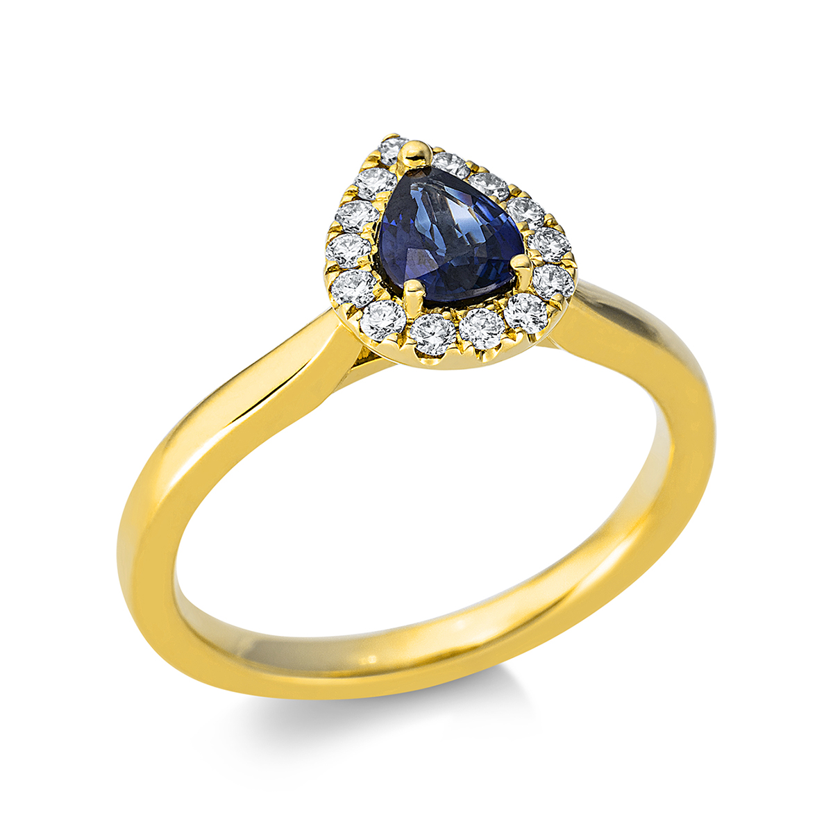 Ring 3er-Krappe 18 kt GG