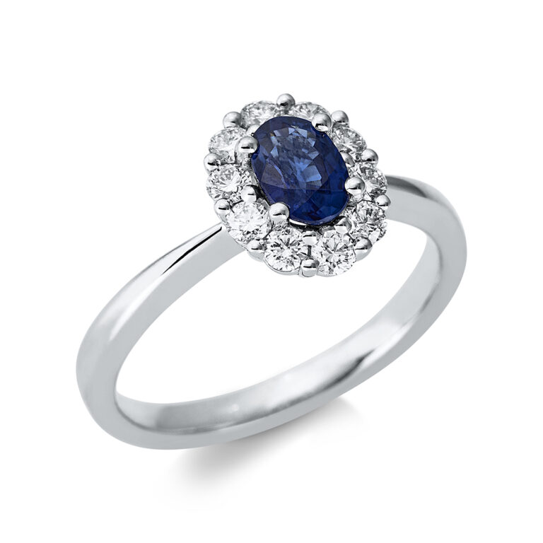Ring 4er-Krappe 18 kt WG