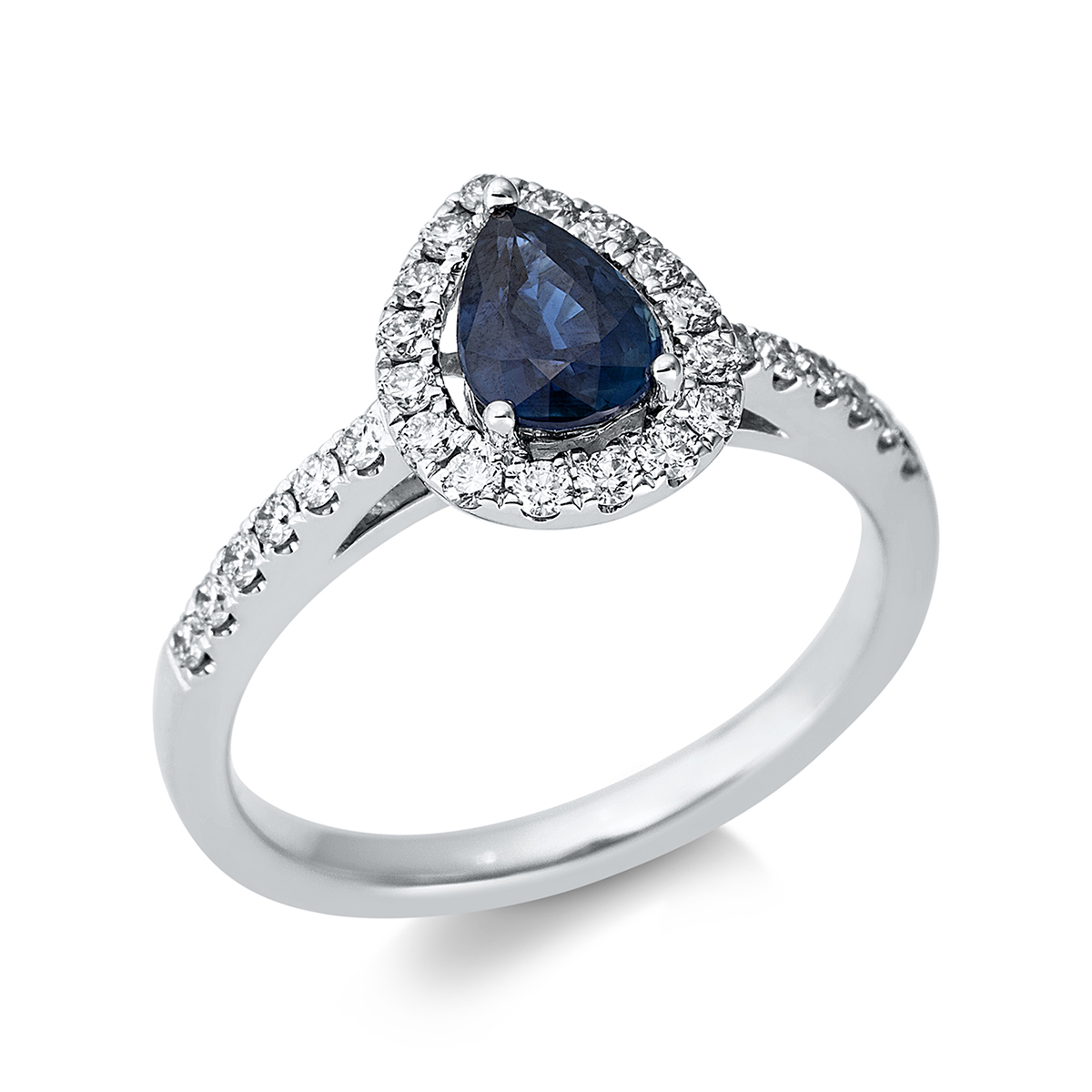 Ring 3er-Krappe 18 kt WG