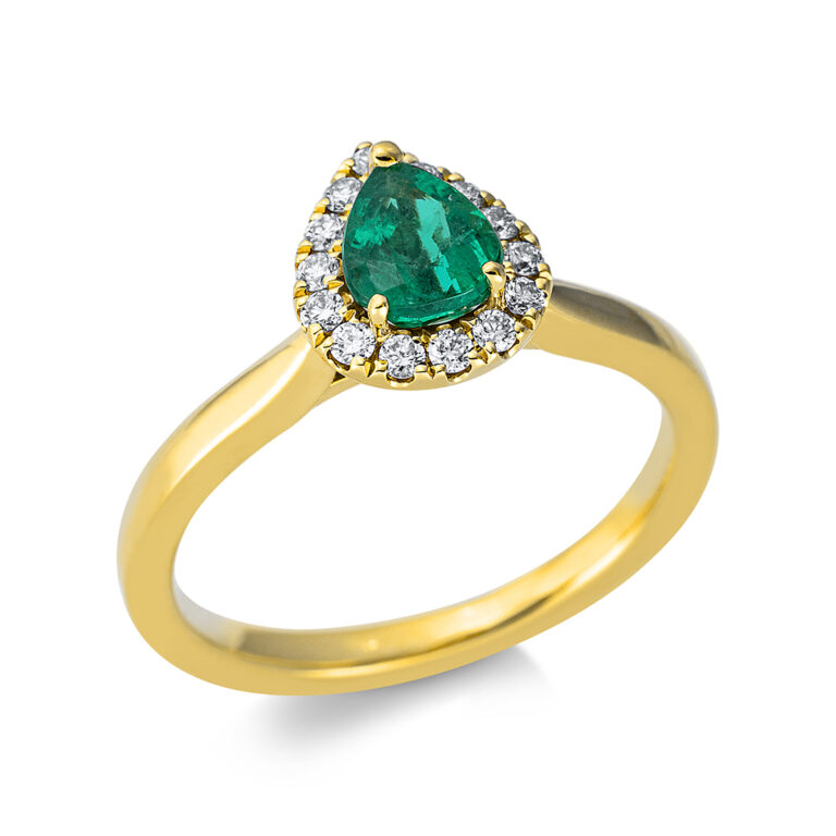 Ring 3er-Krappe 18 kt GG