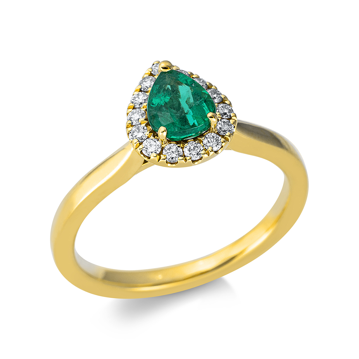 Ring 3er-Krappe 18 kt GG