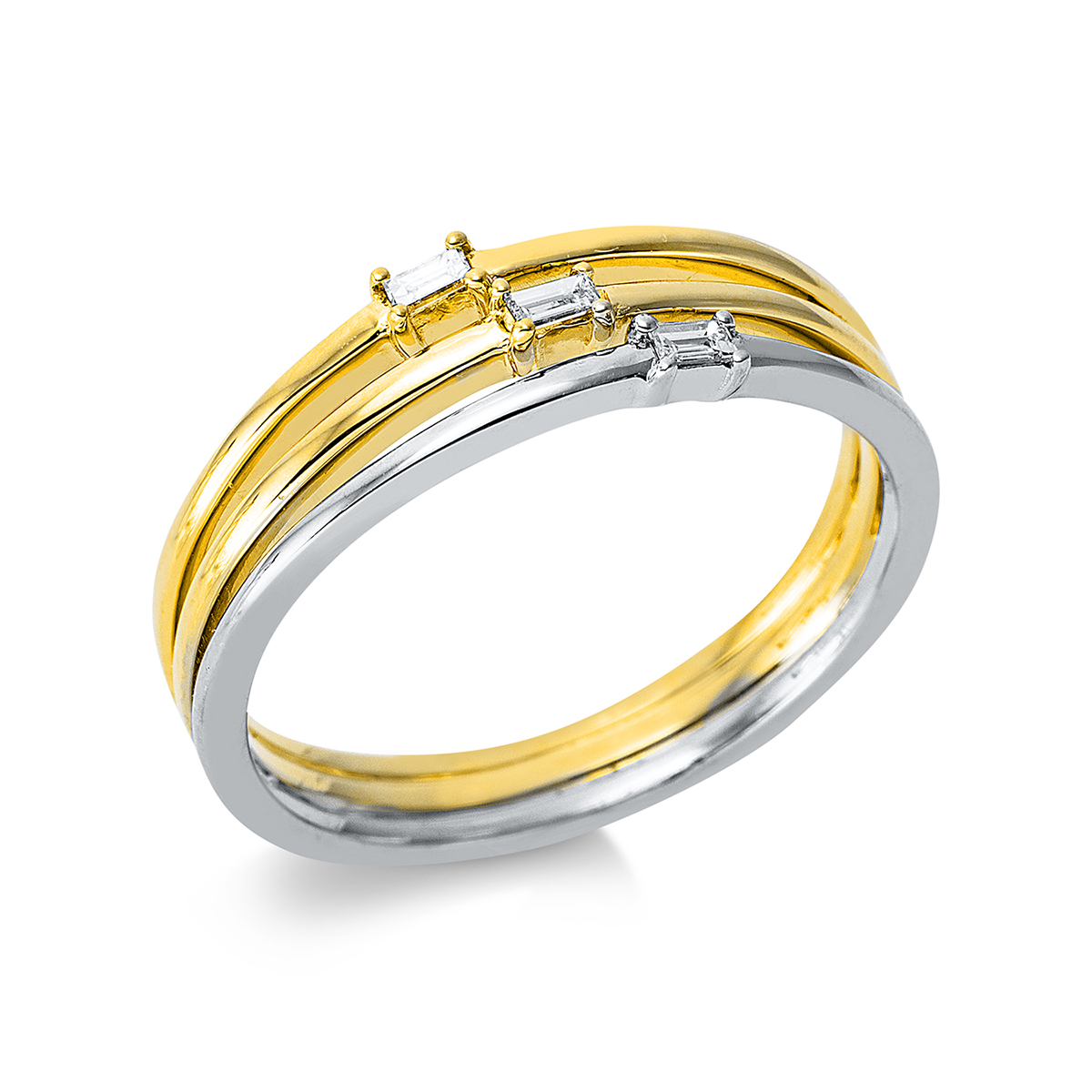 Ring 18 kt GG+WG