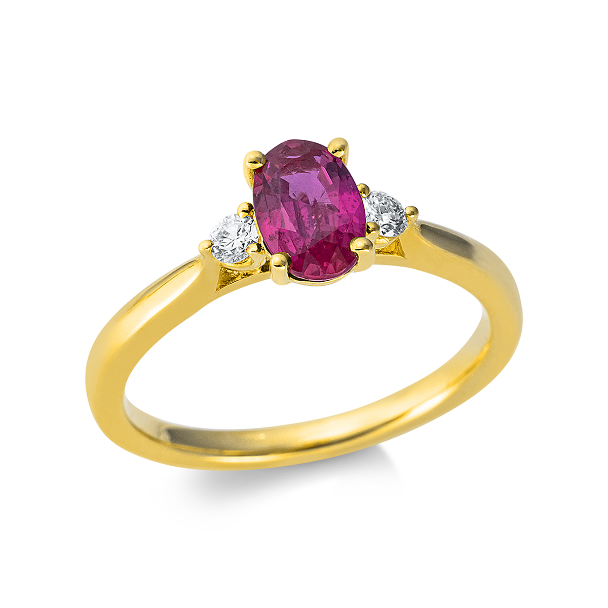 Ring 3er-Krappe 18 kt GG