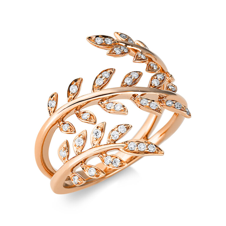 Ring 18 kt RG "Feder"