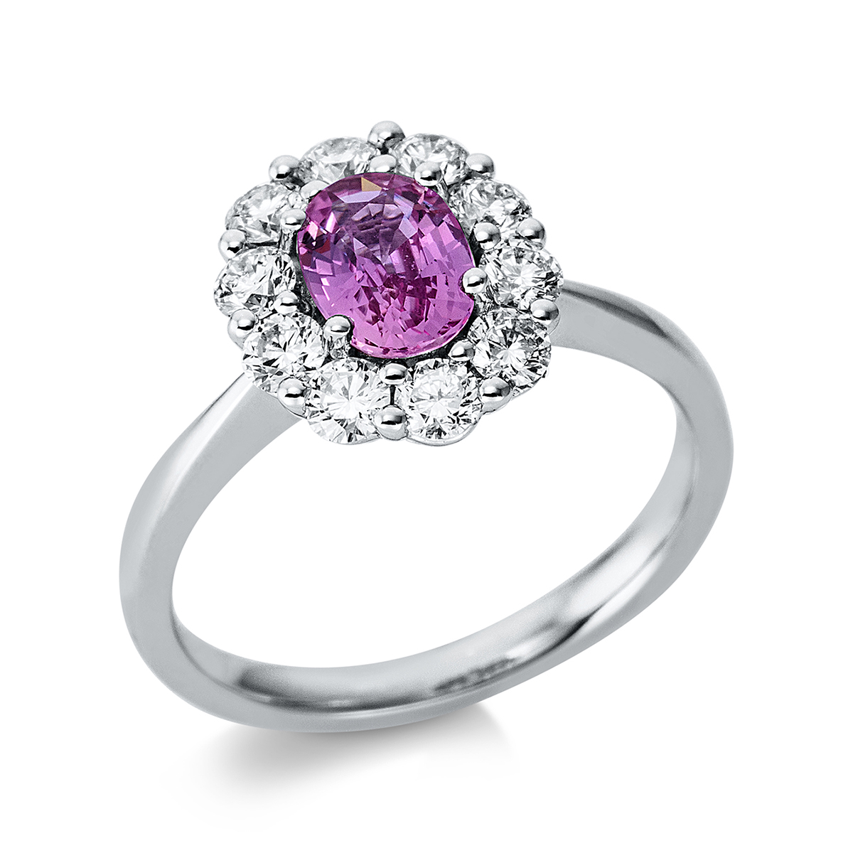 Ring 4er-Krappe 18 kt WG