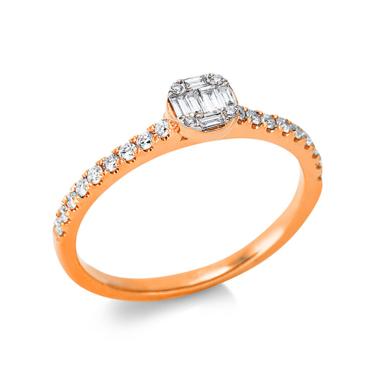 Ring 18 kt RG+WG