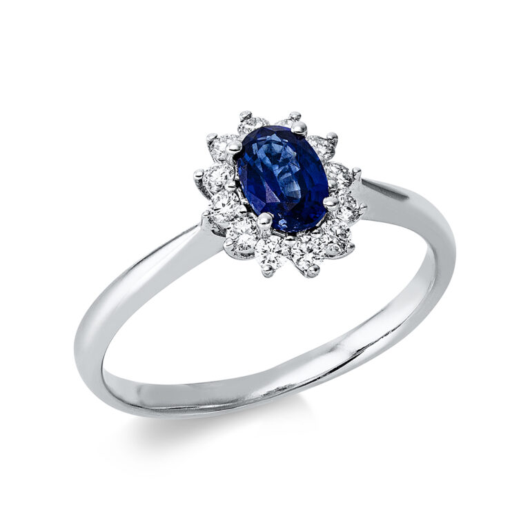 Ring 4er-Krappe 18 kt WG