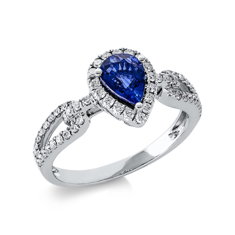 Ring 3er-Krappe 18 kt WG