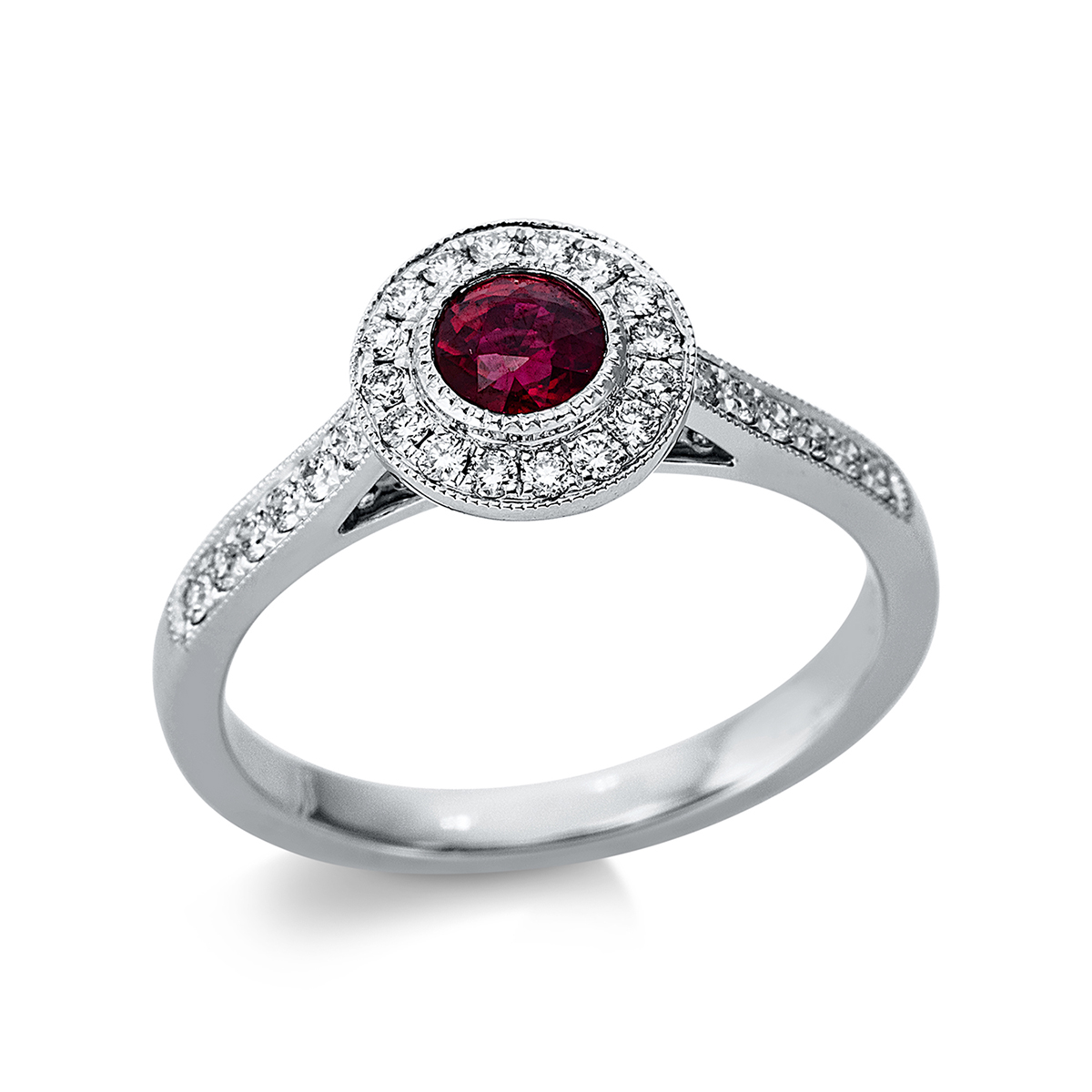 Ring Zarge 18 kt WG