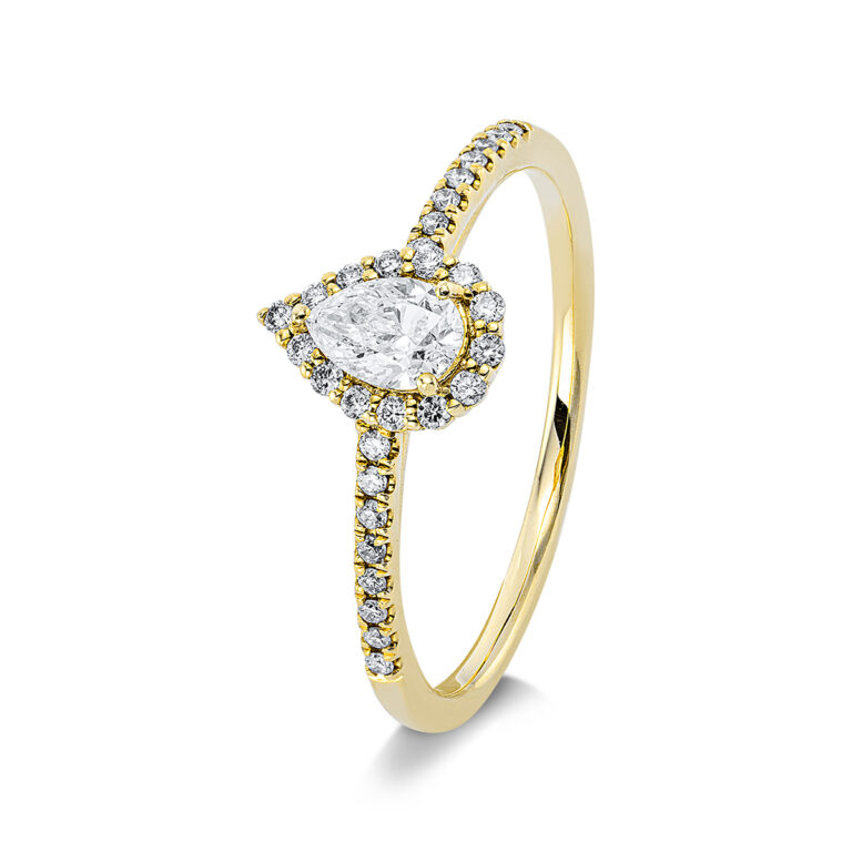 Ring 3er-Krappe 18 kt GG