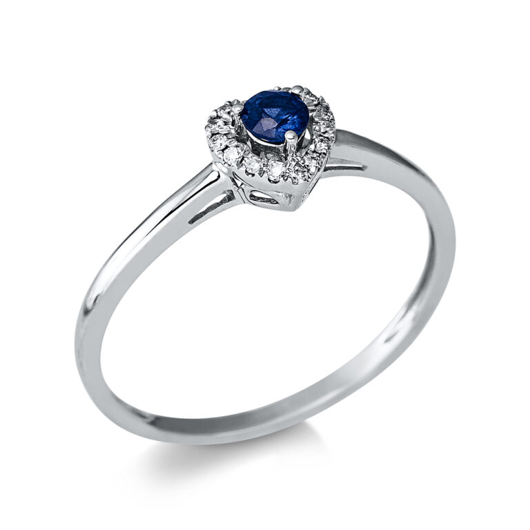 Ring 18 kt WG "Herz"