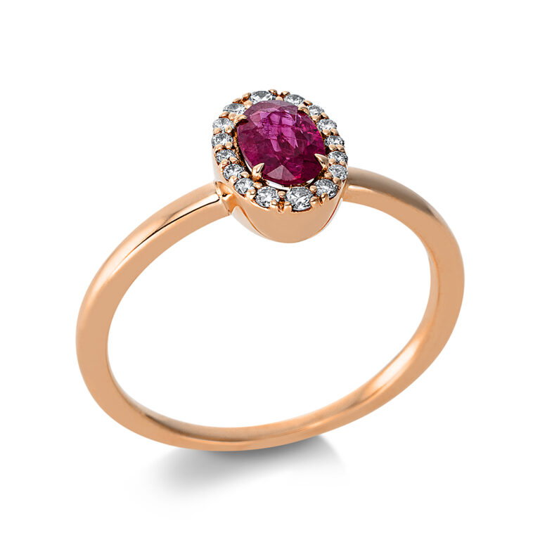 Ring 4er-Krappe 18 kt RG