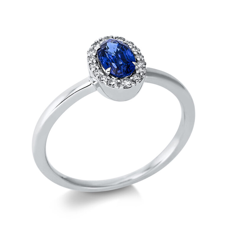 Ring 4er-Krappe 18 kt WG