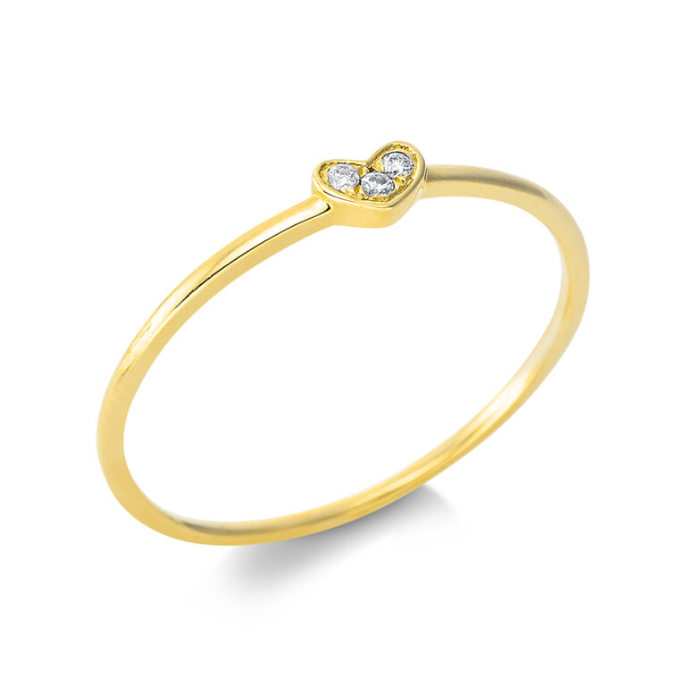 Ring 18 kt GG "Herz"