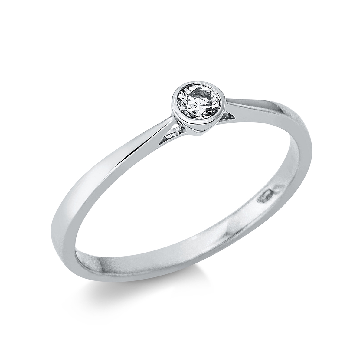 Ring Zarge 14 kt WG