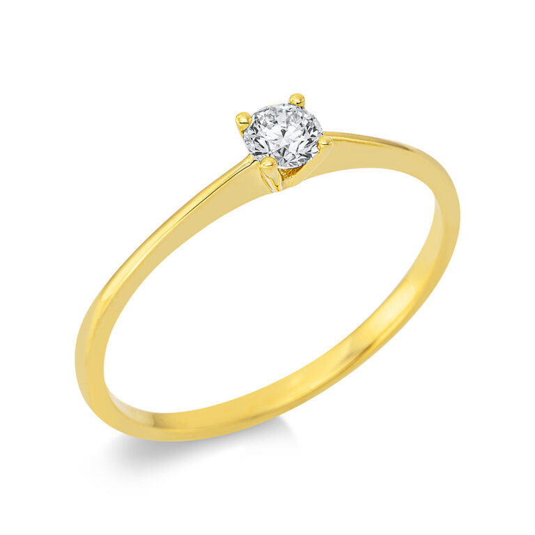 Ring 4er-Krappe 18 kt GG