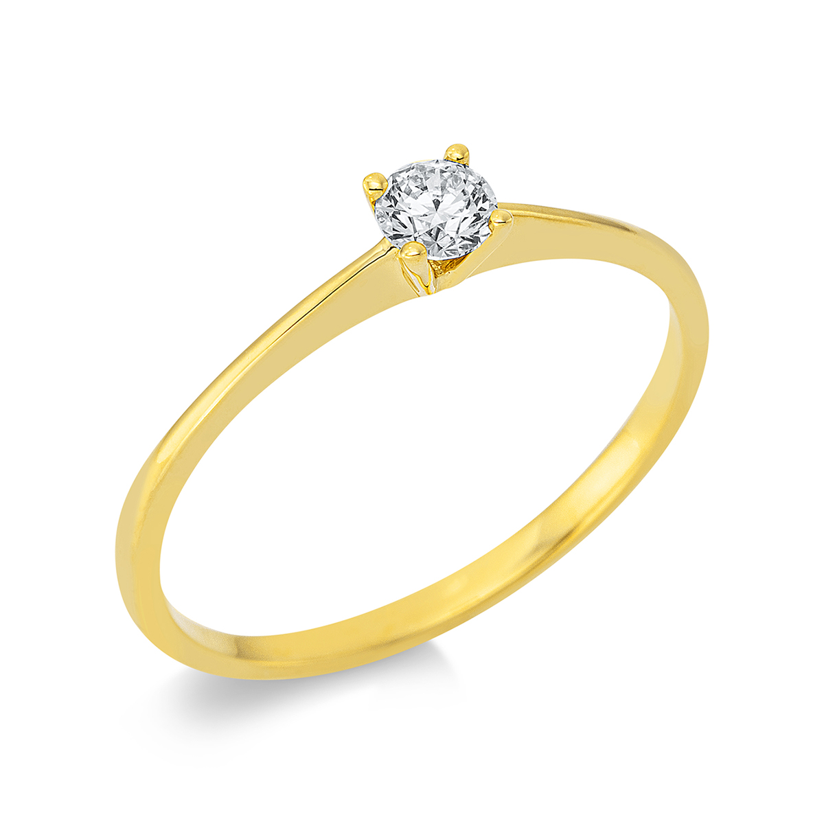 Ring 4er-Krappe 18 kt GG