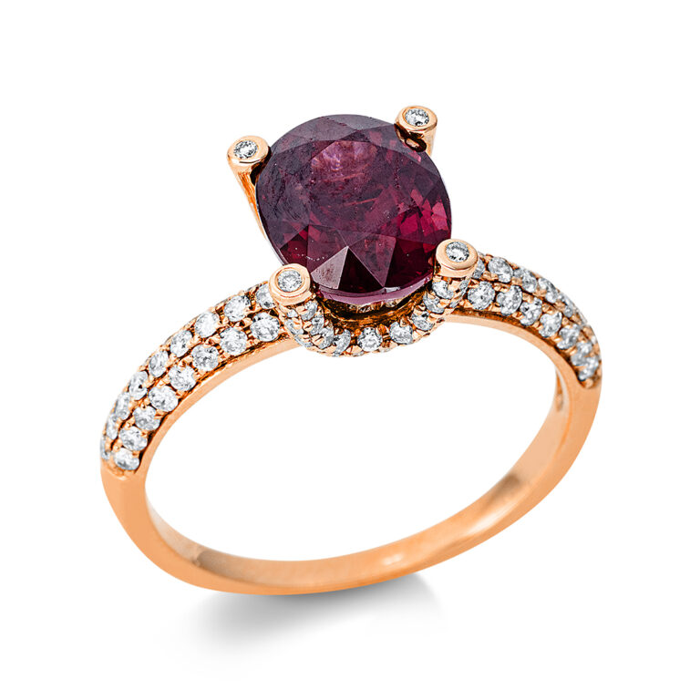 Ring 4er-Krappe 18 kt RG