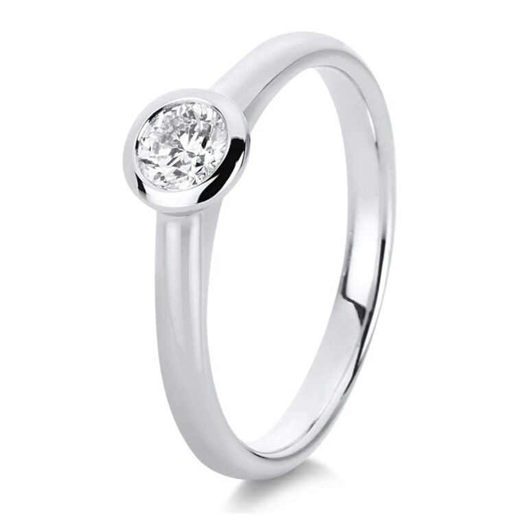 Ring Zarge 14 kt WG, GIA3405020277