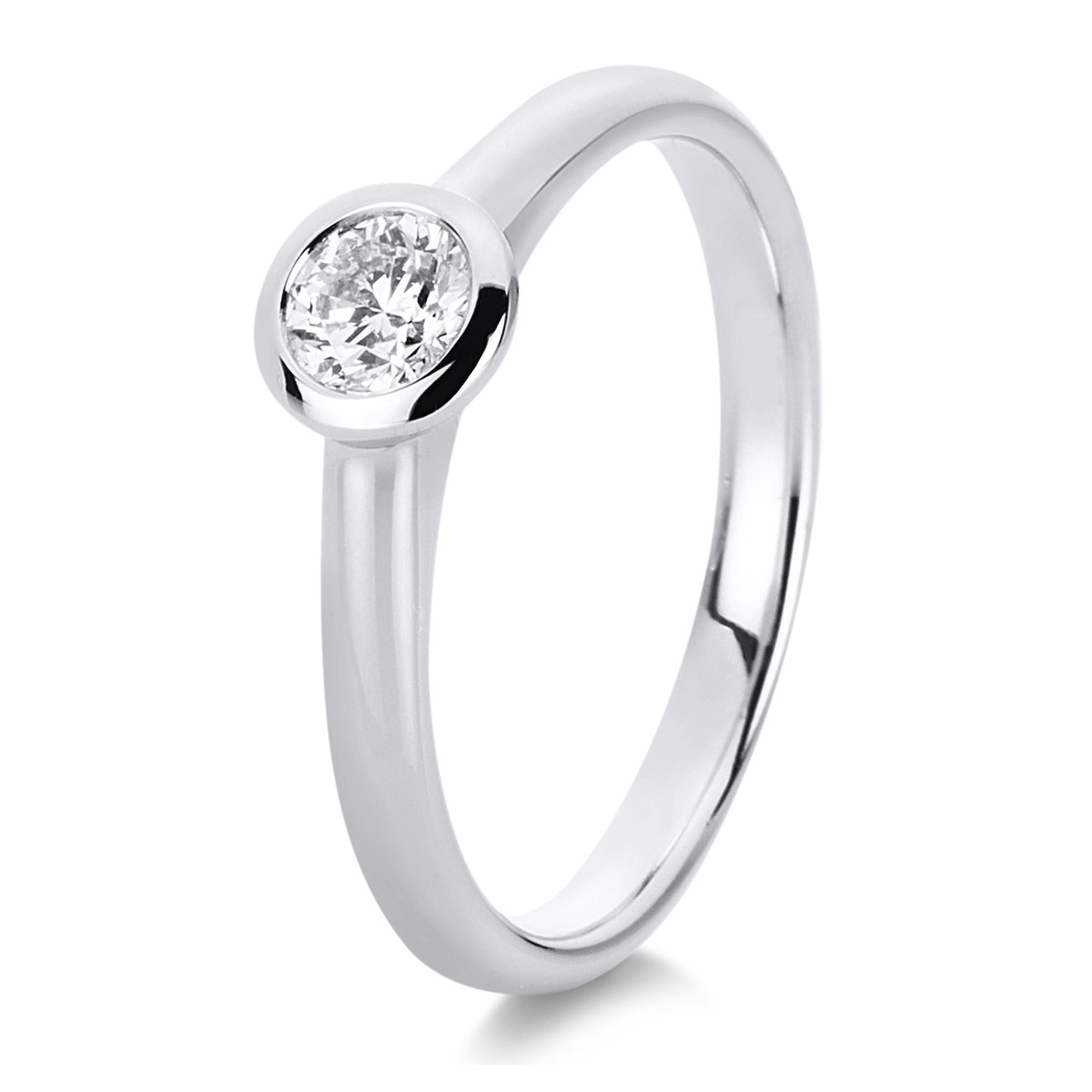 Ring Zarge 14 kt WG, GIA3405020277
