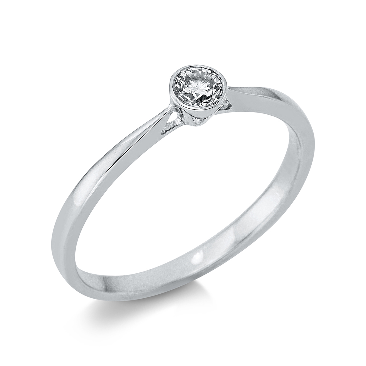 Ring Zarge 14 kt WG