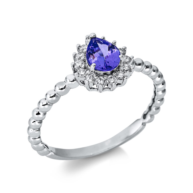 Ring 3er-Krappe 18 kt WG