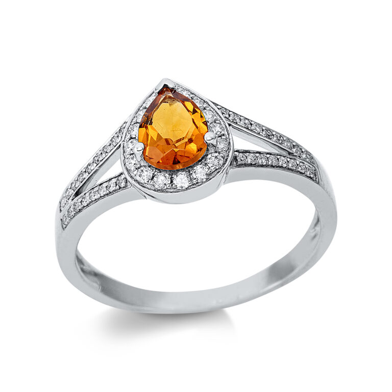 Ring 3er-Krappe 18 kt WG
